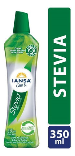 Endulzante Iansa Cero-k Stevia Sucralosa 350ml