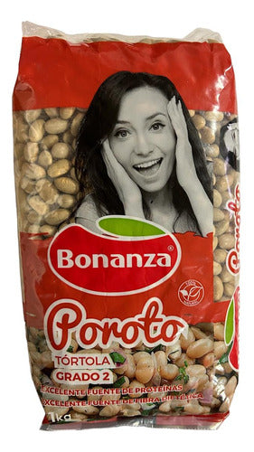 Porotos Tórtola 1 Kg Grado 2 Bonanza - Lireke