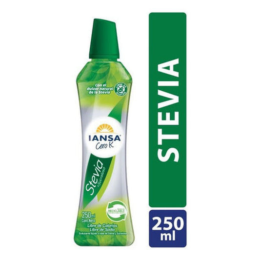 Endulzante Iansa Cero-k Stevia Sucralosa 250 Ml - Lireke