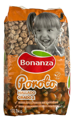 Porotos Tipo Hallado 1 Kg Grado 2 Bonanza - Lireke