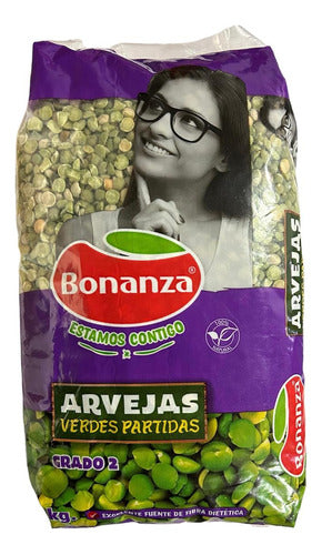 Arvejas Verdes Partidas 1 Kg Grado 2 Bonanza - Lireke