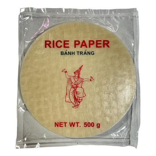 Tortilla De Arroz 22cm 500g Papel Arroz Thai Dancer - Lireke