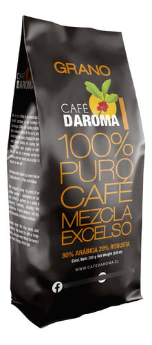 Café En Grano 250g 80% Arábica / 20% Robusta Daroma - Lireke