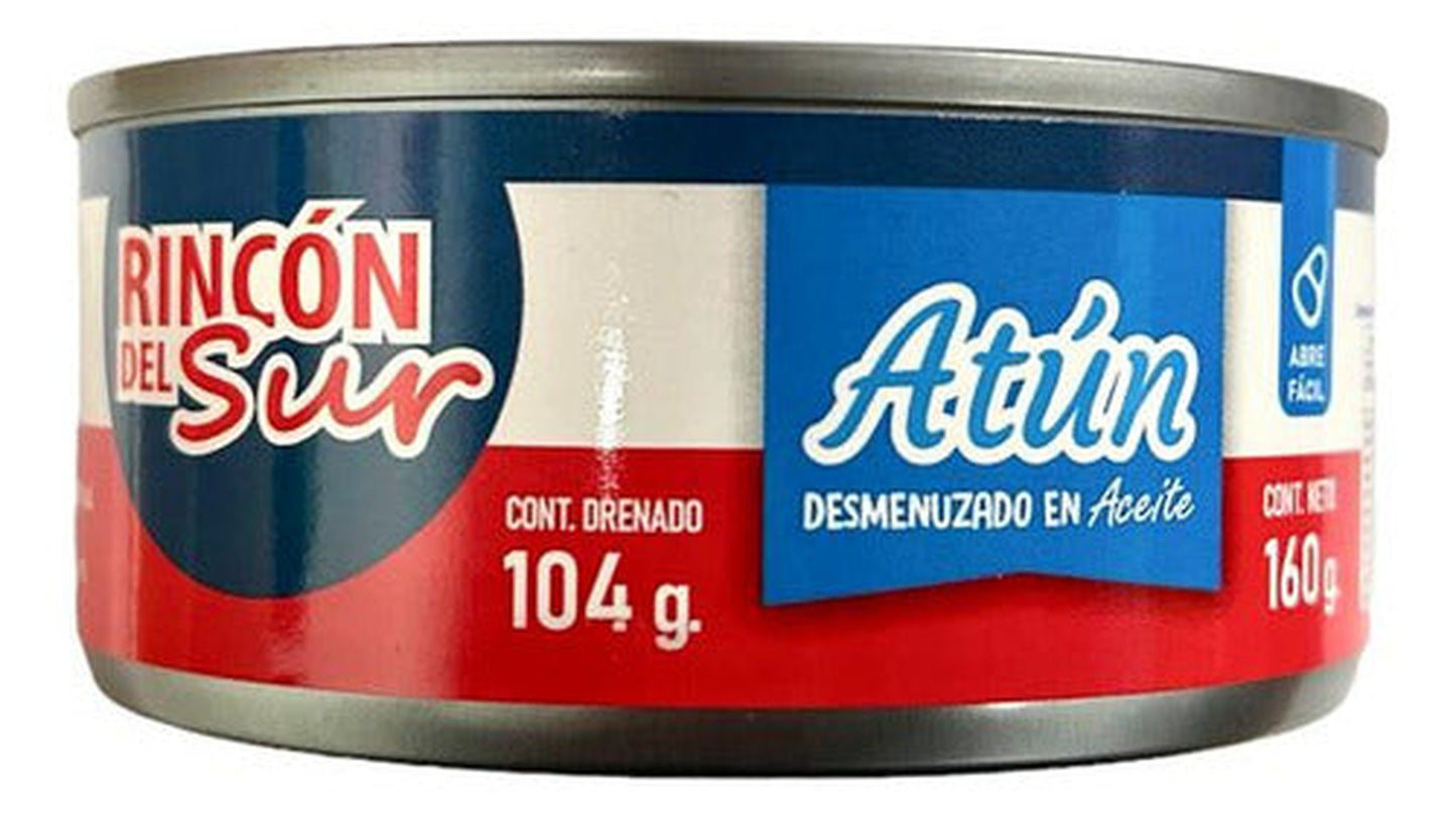 Atún Desmenuzado En Aceite 160g Rincón Del Sur - Lireke