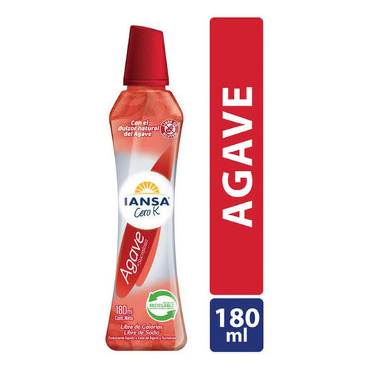 Endulzante Agave Sucralosa Iansa Cero-k 180ml - Lireke