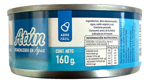 Atún Desmenuzado En Agua 160g Rincón Del Sur - Lireke