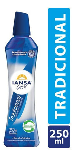 Endulzante Sacarina Sucralosa 250ml Trad. Iansa - Lireke