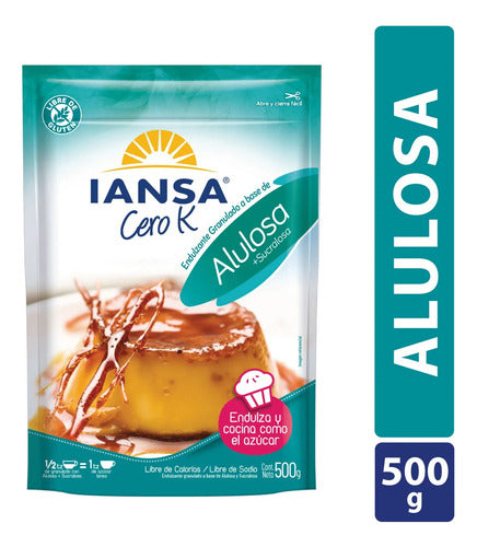 Alulosa Endulzante Granulado 500g Iansa - Lireke