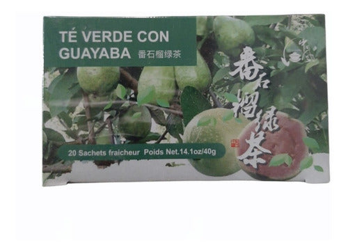 Té Verde Con Guayaba 20 Bolsitas - Lireke