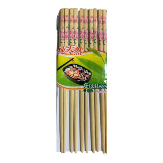 Palillos O Palitos Para Sushi En Madera 10 Pares