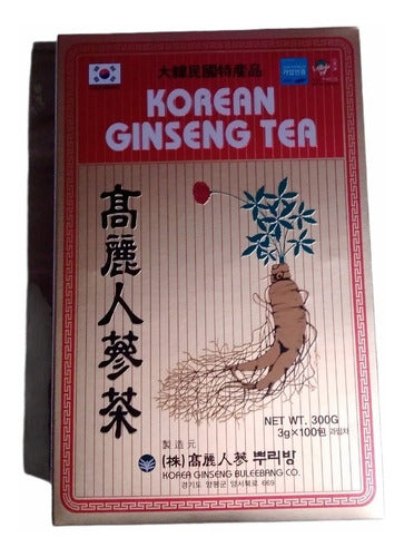 Té Ginseng Coreano 300gr 100 Sobres