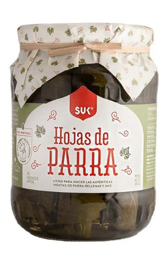 Hojas De Parra 650 Gr (76 Un.) Suk